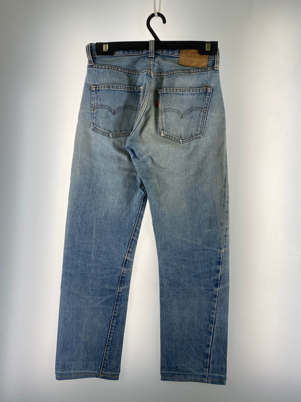 【中古品】【メンズ】 LEVI'S リーバイス 70-80S 66後期 501 DENIM PANTS 70年代 80年代 501 デニムパンツ メンズ ボトムス ジーンズ ジーパン ヴィンテージ 157-260710-em-47-min サイズ：W30×L36 カラー：インディゴブルー 万代Net店