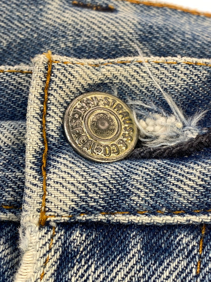 【中古品】【メンズ】 LEVI'S リーバイス 70-80S 66後期 501 DENIM PANTS 70年代 80年代 501 デニムパンツ メンズ ボトムス ジーンズ ジーパン ヴィンテージ 157-260710-em-47-min サイズ：W30×L36 カラー：インディゴブルー 万代Net店