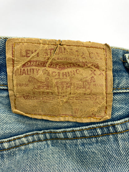 【中古品】【メンズ】 LEVI'S リーバイス 70-80S 66後期 501 DENIM PANTS 70年代 80年代 501 デニムパンツ メンズ ボトムス ジーンズ ジーパン ヴィンテージ 157-260710-em-47-min サイズ：W30×L36 カラー：インディゴブルー 万代Net店