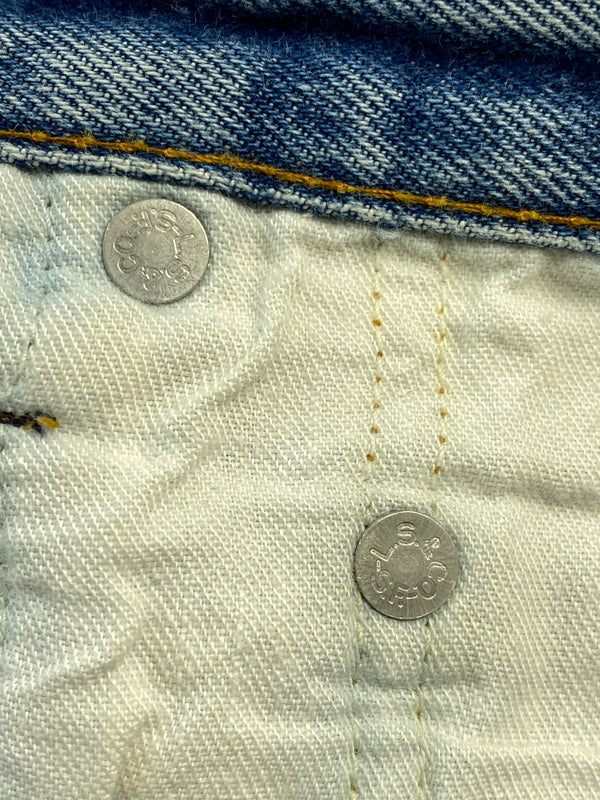 【中古品】【メンズ】 LEVI'S リーバイス 70-80S 66後期 501 DENIM PANTS 70年代 80年代 501 デニムパンツ メンズ ボトムス ジーンズ ジーパン ヴィンテージ 157-260710-em-47-min サイズ：W30×L36 カラー：インディゴブルー 万代Net店