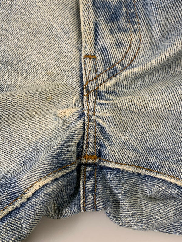 【現状渡し品】【メンズ】 LEVI'S リーバイス 80-90S バレンシア製 501 DENIM PANTS 80年代 90年代 501 デニムパンツ メンズ ボトムス ヴィンテージ ジーンズ 157-260710-em-60-min サイズ：W31×L36or35 カラー：インディゴブルー 万代Net店