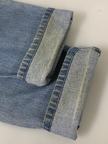 【現状渡し品】【メンズ】 LEVI'S リーバイス 80-90S バレンシア製 501 DENIM PANTS 80年代 90年代 501 デニムパンツ メンズ ボトムス ヴィンテージ ジーンズ 157-260710-em-60-min サイズ：W31×L36or35 カラー：インディゴブルー 万代Net店
