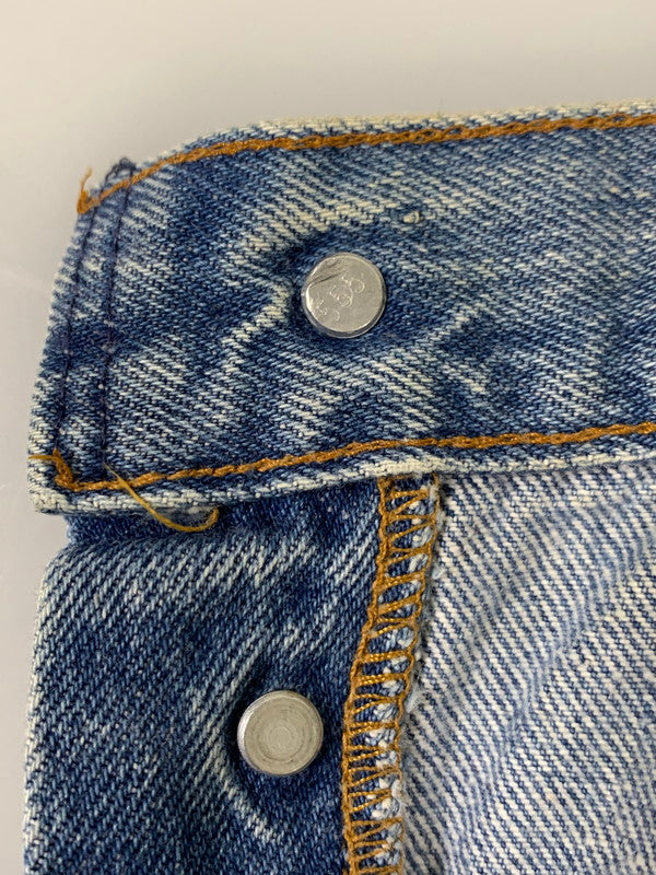 【現状渡し品】【メンズ】 LEVI'S リーバイス 80-90S バレンシア製 501 DENIM PANTS 80年代 90年代 501 デニムパンツ メンズ ボトムス ヴィンテージ ジーンズ 157-260710-em-60-min サイズ：W31×L36or35 カラー：インディゴブルー 万代Net店
