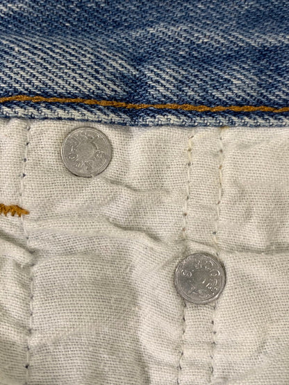 【現状渡し品】【メンズ】 LEVI'S リーバイス 80-90S バレンシア製 501 DENIM PANTS 80年代 90年代 501 デニムパンツ メンズ ボトムス ヴィンテージ ジーンズ 157-260710-em-60-min サイズ：W31×L36or35 カラー：インディゴブルー 万代Net店