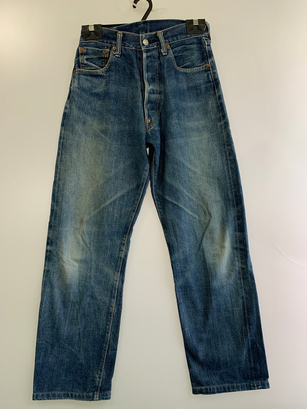 【中古品】【メンズ】 EVISU エヴィス EVISタブ DENIM PANTS エヴィス タブ デニム パンツ メンズ ボトムス ジーパン 156-260709-hu-19-min サイズ：W30 L35 カラー：ブルーインディゴ 万代Net店