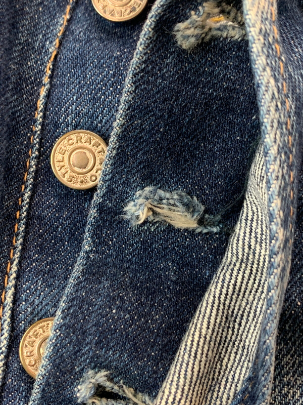【中古品】【メンズ】 EVISU エヴィス EVISタブ DENIM PANTS エヴィス タブ デニム パンツ メンズ ボトムス ジーパン 156-260709-hu-19-min サイズ：W30 L35 カラー：ブルーインディゴ 万代Net店