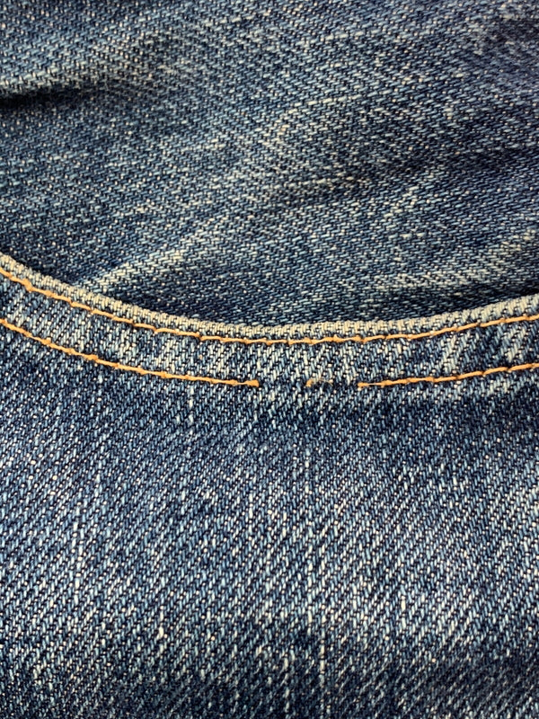 【中古品】【メンズ】 EVISU エヴィス EVISタブ DENIM PANTS エヴィス タブ デニム パンツ メンズ ボトムス ジーパン 156-260709-hu-19-min サイズ：W30 L35 カラー：ブルーインディゴ 万代Net店