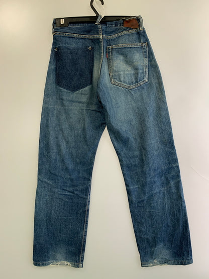 【中古品】【メンズ】 EVISU エヴィス EVISタブ DENIM PANTS エヴィス タブ デニム パンツ メンズ ボトムス ジーパン 156-260709-hu-19-min サイズ：W30 L35 カラー：ブルーインディゴ 万代Net店