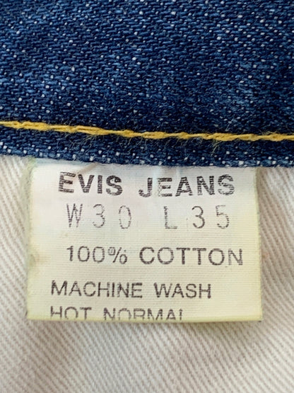 【中古品】【メンズ】 EVISU エヴィス EVISタブ DENIM PANTS エヴィス タブ デニム パンツ メンズ ボトムス ジーパン 156-260709-hu-19-min サイズ：W30 L35 カラー：ブルーインディゴ 万代Net店