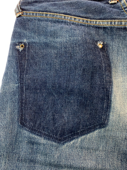 【中古品】【メンズ】 EVISU エヴィス EVISタブ DENIM PANTS エヴィス タブ デニム パンツ メンズ ボトムス ジーパン 156-260709-hu-19-min サイズ：W30 L35 カラー：ブルーインディゴ 万代Net店