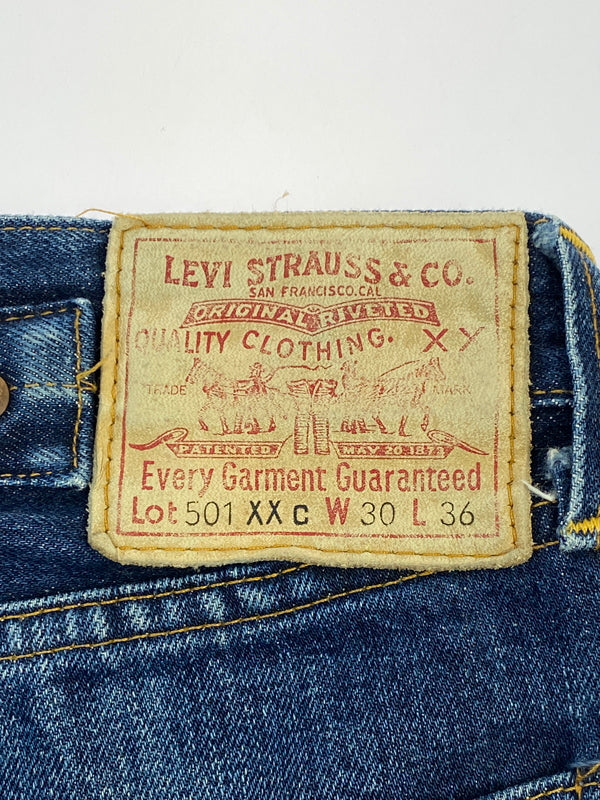 【中古品】【メンズ】 LEVI'S リーバイス バレンシア製 501XXC DENIM PANTS デニム パンツ メンズ ボトムス ジーパン ジーンズ 157-260710-em-48-min サイズ：W30×L36 カラー：インディゴブルー 万代Net店