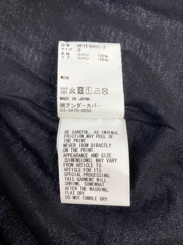 【中古品】【メンズ】 UNDERCOVER アンダーカバー SS PRINT TEE UP1E4801-2 半袖 プリント Tシャツ メンズ トップス 140-260710-em-26-min サイズ：2 カラー：ブラック 万代Net店