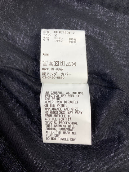 【中古品】【メンズ】 UNDERCOVER アンダーカバー SS PRINT TEE UP1E4801-2 半袖 プリント Tシャツ メンズ トップス 140-260710-em-26-min サイズ：2 カラー：ブラック 万代Net店