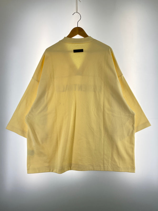 【中古品】【メンズ】 FEAR OF GOD ESSENTIALS フィア オブ ゴッド エッセンシャルズ FOOT BALL TEE フットボール Vネック Tシャツ メンズ トップス 142-260710-em-34-min サイズ：L カラー：イエロー 万代Net店