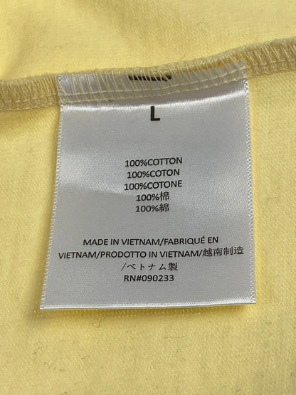 【中古品】【メンズ】 FEAR OF GOD ESSENTIALS フィア オブ ゴッド エッセンシャルズ FOOT BALL TEE フットボール Vネック Tシャツ メンズ トップス 142-260710-em-34-min サイズ：L カラー：イエロー 万代Net店