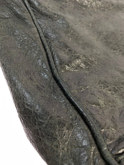 【現状渡し品】【メンズ】 BALENCIAGA バレンシアガ 272862 1075 LEATHER SHOULDER BAG ショルダーバッグ カバン 180-260711-AS-70-min カラー：ブラック 万代Net店