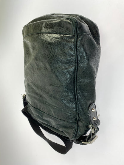 【現状渡し品】【メンズ】 BALENCIAGA バレンシアガ 272862 1075 LEATHER SHOULDER BAG ショルダーバッグ カバン 180-260711-AS-70-min カラー：ブラック 万代Net店