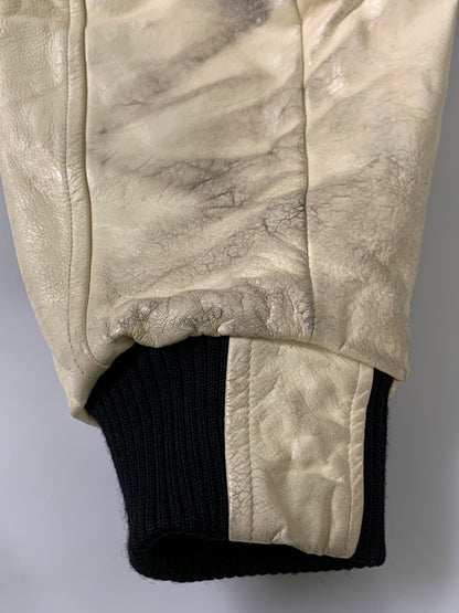 【中古品】【メンズ】 TITLEIST タイトリスト STADIUM JACKET スタジアムジャケット メンズ アウター スタジャン 146-260710-em-52-min サイズ：L カラー：ブラック/アイボリー 万代Net店