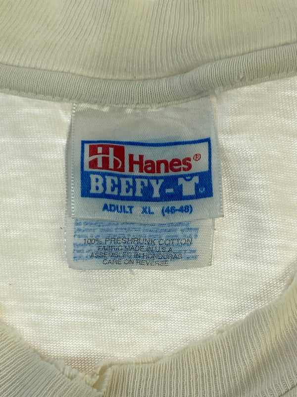 【現状渡し品】【メンズ】 HANES ヘインズ ELVIS MEETS NIXON MOVIE TEE エルヴィス ミーツ ニクソン ムービー Tシャツ 半袖 メンズ トップス ヴィンテージ 146-260710-em-39-min サイズ：XL カラー：ホワイト 万代Net店