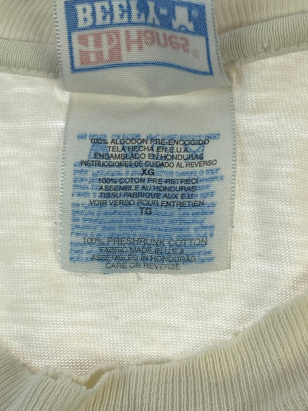 【現状渡し品】【メンズ】 HANES ヘインズ ELVIS MEETS NIXON MOVIE TEE エルヴィス ミーツ ニクソン ムービー Tシャツ 半袖 メンズ トップス ヴィンテージ 146-260710-em-39-min サイズ：XL カラー：ホワイト 万代Net店