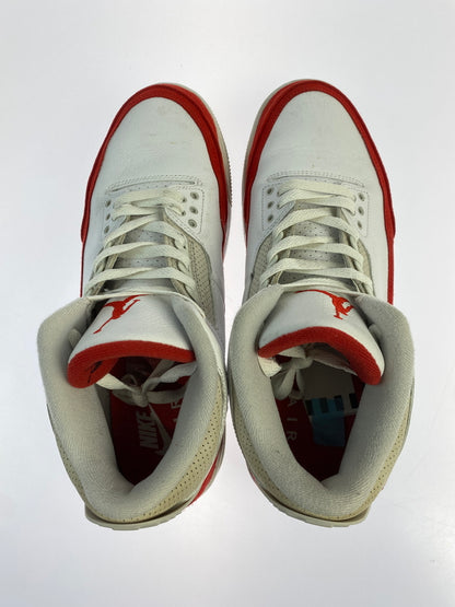 【中古品】【メンズ】 NIKE ナイキ AIR JORDAN 3 RETRO TH SP CJ0939-100 エア ジョーダン 3 ティンカーハットフィールド スニーカー 靴 160-260709-yn-31-min サイズ：29.0cm US11 カラー：WHITE/UNIVERSITY RED 万代Net店