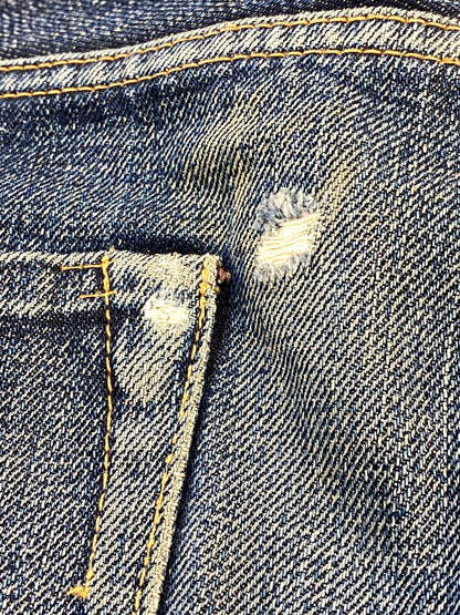 【現状渡し品】【メンズ】 DENIME ドゥニーム オフセットベルトループ DENIM PANTS デニムパンツ メンズ ボトムス ジーパン ジーンズ 156-260710-em-43-min カラー：インディゴブルー 万代Net店