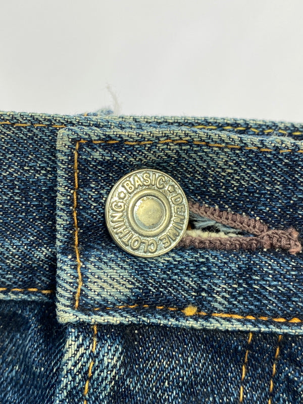 【現状渡し品】【メンズ】 DENIME ドゥニーム オフセットベルトループ DENIM PANTS デニムパンツ メンズ ボトムス ジーパン ジーンズ 156-260710-em-43-min カラー：インディゴブルー 万代Net店