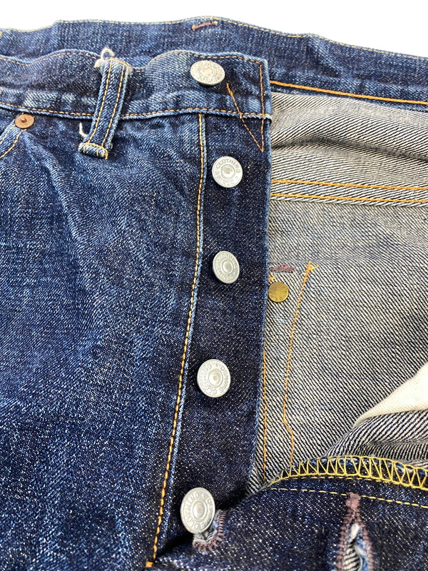 【現状渡し品】【メンズ】 DENIME ドゥニーム オフセットベルトループ DENIM PANTS デニムパンツ メンズ ボトムス ジーパン ジーンズ 156-260710-em-43-min カラー：インディゴブルー 万代Net店
