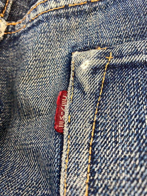 【現状渡し品】【メンズ】 DENIME ドゥニーム オフセットベルトループ DENIM PANTS デニムパンツ メンズ ボトムス ジーパン ジーンズ 156-260710-em-43-min カラー：インディゴブルー 万代Net店