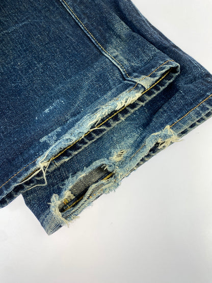 【現状渡し品】【メンズ】 DENIME ドゥニーム オフセットベルトループ DENIM PANTS デニムパンツ メンズ ボトムス ジーパン ジーンズ 156-260710-em-43-min カラー：インディゴブルー 万代Net店