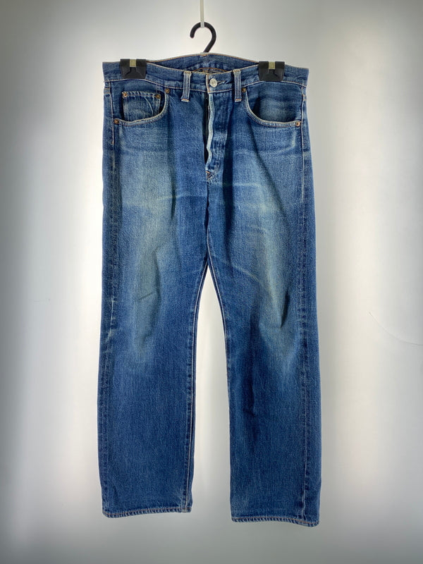 【現状渡し品】【メンズ】 DENIME ドゥニーム 紙パッチ 赤耳 DENIM PANTS デニムパンツ メンズ ボトムス ジーンズ ジーパン 156-260710-em-42-min カラー：インディゴブルー 万代Net店