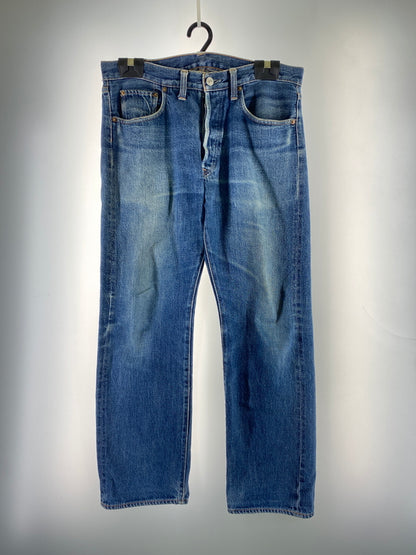 【現状渡し品】【メンズ】 DENIME ドゥニーム 紙パッチ 赤耳 DENIM PANTS デニムパンツ メンズ ボトムス ジーンズ ジーパン 156-260710-em-42-min カラー：インディゴブルー 万代Net店
