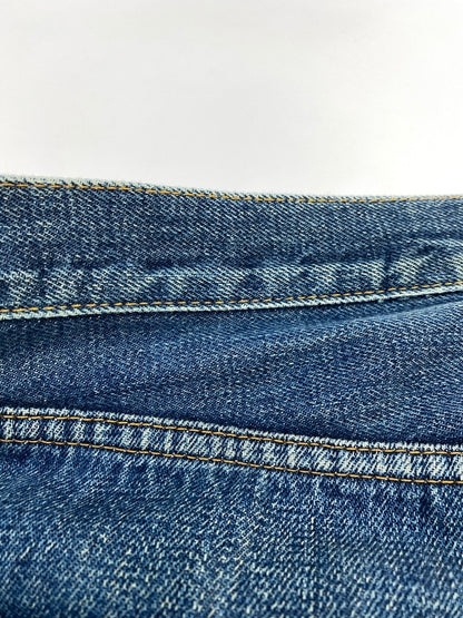 【現状渡し品】【メンズ】 DENIME ドゥニーム 紙パッチ 赤耳 DENIM PANTS デニムパンツ メンズ ボトムス ジーンズ ジーパン 156-260710-em-42-min カラー：インディゴブルー 万代Net店