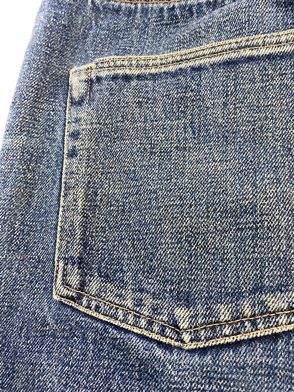 【現状渡し品】【メンズ】 DENIME ドゥニーム 紙パッチ 赤耳 DENIM PANTS デニムパンツ メンズ ボトムス ジーンズ ジーパン 156-260710-em-42-min カラー：インディゴブルー 万代Net店