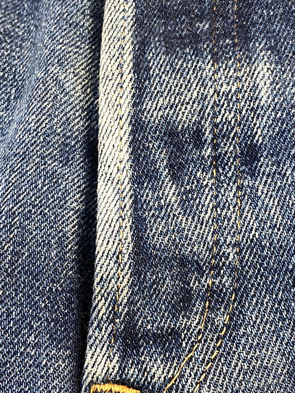 【現状渡し品】【メンズ】 DENIME ドゥニーム 紙パッチ 赤耳 DENIM PANTS デニムパンツ メンズ ボトムス ジーンズ ジーパン 156-260710-em-42-min カラー：インディゴブルー 万代Net店