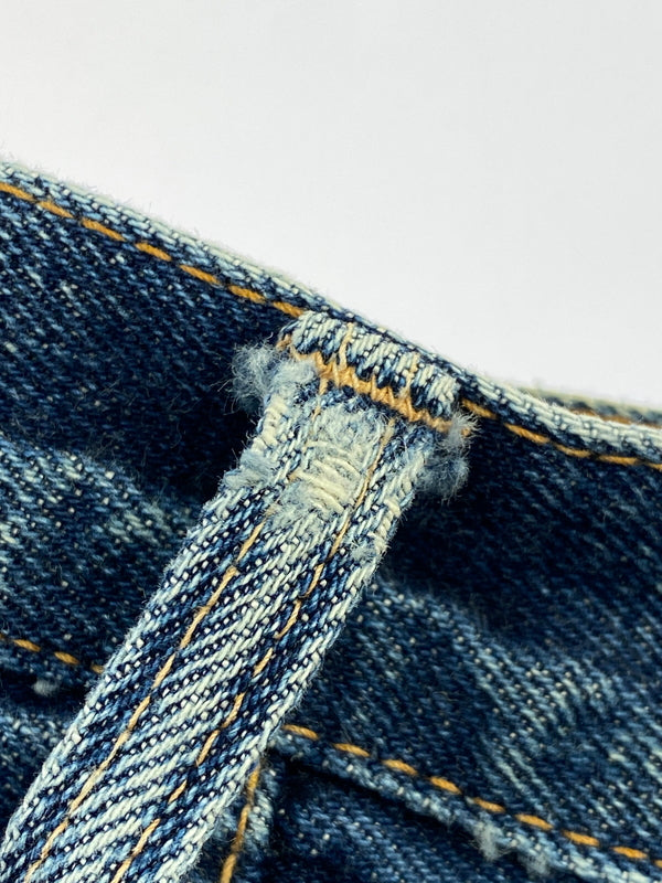 【現状渡し品】【メンズ】 DENIME ドゥニーム 紙パッチ 赤耳 DENIM PANTS デニムパンツ メンズ ボトムス ジーンズ ジーパン 156-260710-em-42-min カラー：インディゴブルー 万代Net店