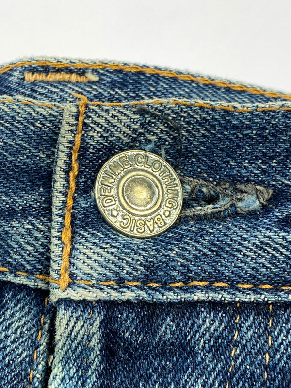 【現状渡し品】【メンズ】 DENIME ドゥニーム 紙パッチ 赤耳 DENIM PANTS デニムパンツ メンズ ボトムス ジーンズ ジーパン 156-260710-em-42-min カラー：インディゴブルー 万代Net店