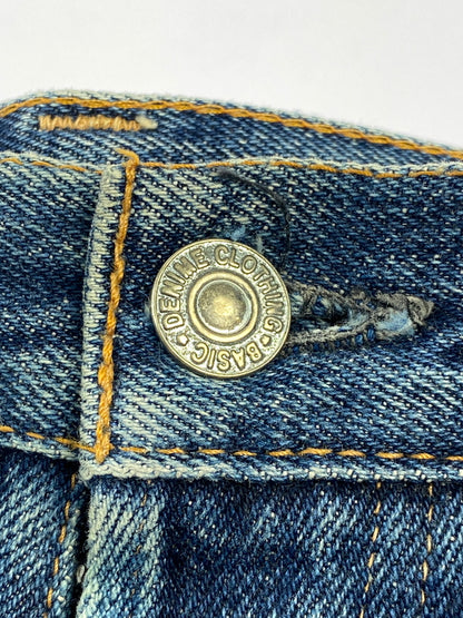 【現状渡し品】【メンズ】 DENIME ドゥニーム 紙パッチ 赤耳 DENIM PANTS デニムパンツ メンズ ボトムス ジーンズ ジーパン 156-260710-em-42-min カラー：インディゴブルー 万代Net店