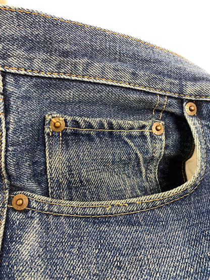 【現状渡し品】【メンズ】 DENIME ドゥニーム 紙パッチ 赤耳 DENIM PANTS デニムパンツ メンズ ボトムス ジーンズ ジーパン 156-260710-em-42-min カラー：インディゴブルー 万代Net店
