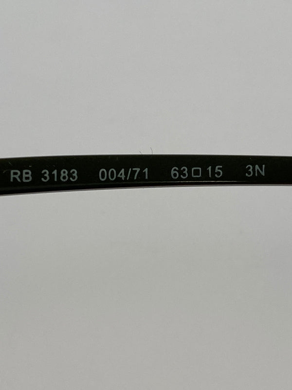 【中古品】【メンズ】 RAY-BAN レイバン RB3183 サングラス アイウェア 203-260711-AS-54-min サイズ：63□15 カラー：シルバー 万代Net店