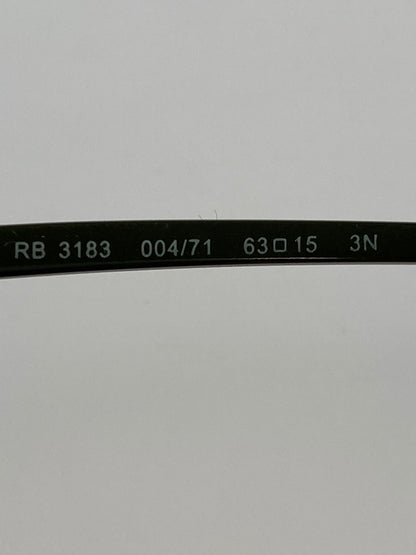 【中古品】【メンズ】 RAY-BAN レイバン RB3183 サングラス アイウェア 203-260711-AS-54-min サイズ：63□15 カラー：シルバー 万代Net店