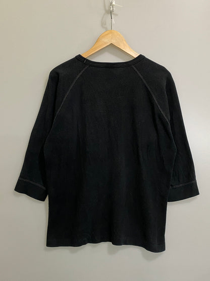 【中古品】【メンズ】 COOTIE クーティー CREWNECK CUT-AND-SEW クルーネック カットソー メンズ トップス 長袖 丸首 142-260710-em-83-min サイズ：L カラー：ブラック 万代Net店