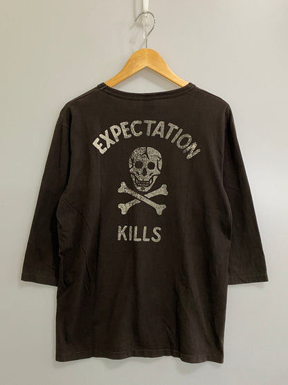 【中古品】【メンズ】 COOTIE クーティー CROSS BONE S/S TEE クロスボーン ショートスリーブ Tシャツ 長袖 メンズ トップス ロンT 142-260710-em-80-min サイズ：L カラー：ダークブラウン 万代Net店