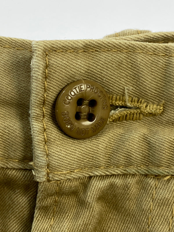 【現状渡し品】【メンズ】 COOTIE クーティー WORK CHINO PANTS ワーク チノ パンツ ワークチノパンツ メンズ ボトムス 142-260710-em-40-min サイズ：L カラー：ベージュ系 万代Net店