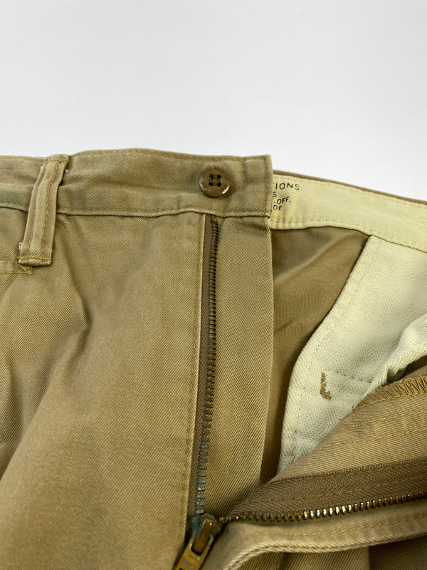 【現状渡し品】【メンズ】 COOTIE クーティー WORK CHINO PANTS ワーク チノ パンツ ワークチノパンツ メンズ ボトムス 142-260710-em-40-min サイズ：L カラー：ベージュ系 万代Net店
