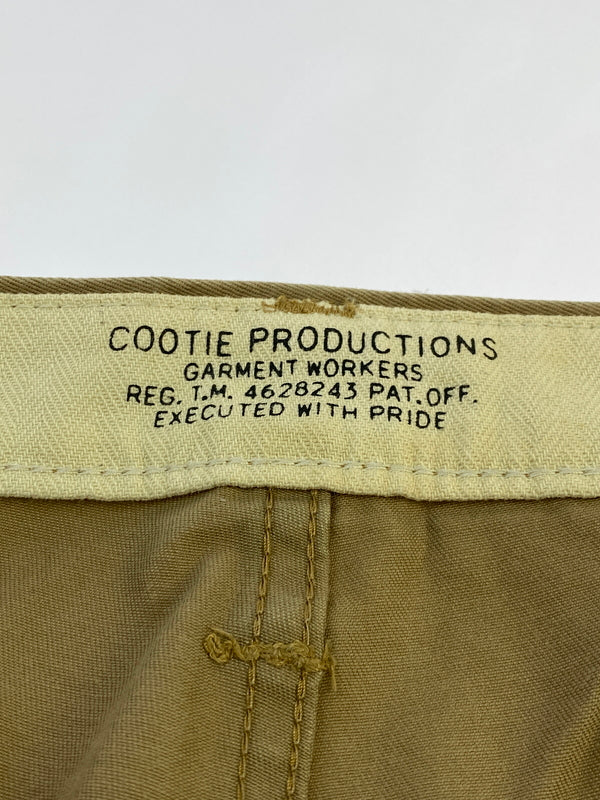 【現状渡し品】【メンズ】 COOTIE クーティー WORK CHINO PANTS ワーク チノ パンツ ワークチノパンツ メンズ ボトムス 142-260710-em-40-min サイズ：L カラー：ベージュ系 万代Net店
