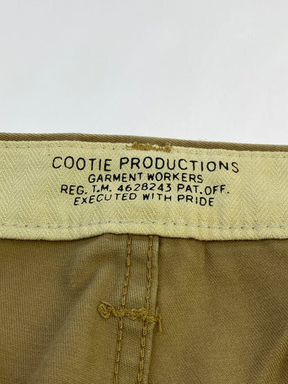 【現状渡し品】【メンズ】 COOTIE クーティー WORK CHINO PANTS ワーク チノ パンツ ワークチノパンツ メンズ ボトムス 142-260710-em-40-min サイズ：L カラー：ベージュ系 万代Net店