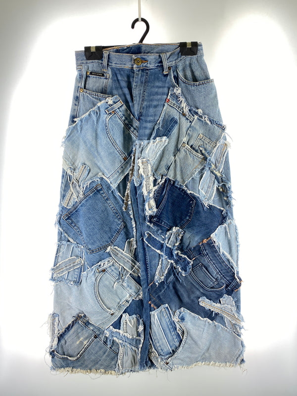【中古品】【メンズ】 RICA LEWIS リカ ルイス リメイクデニム ジーンズ デニムパンツ メンズ ボトムス 153-260710-em-46-min カラー：インディゴブルー 万代Net店