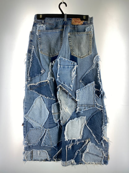 【中古品】【メンズ】 RICA LEWIS リカ ルイス リメイクデニム ジーンズ デニムパンツ メンズ ボトムス 153-260710-em-46-min カラー：インディゴブルー 万代Net店