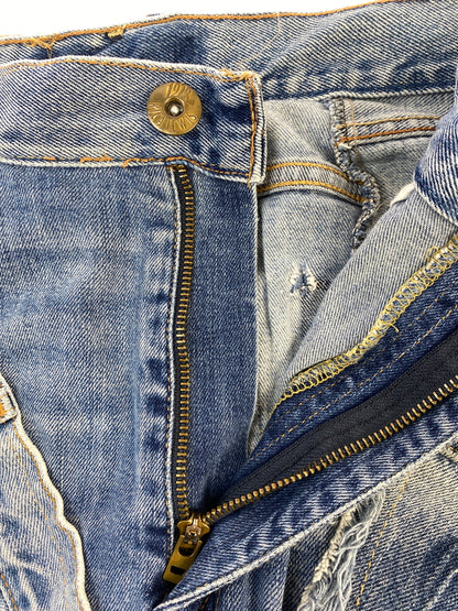 【中古品】【メンズ】 RICA LEWIS リカ ルイス リメイクデニム ジーンズ デニムパンツ メンズ ボトムス 153-260710-em-46-min カラー：インディゴブルー 万代Net店